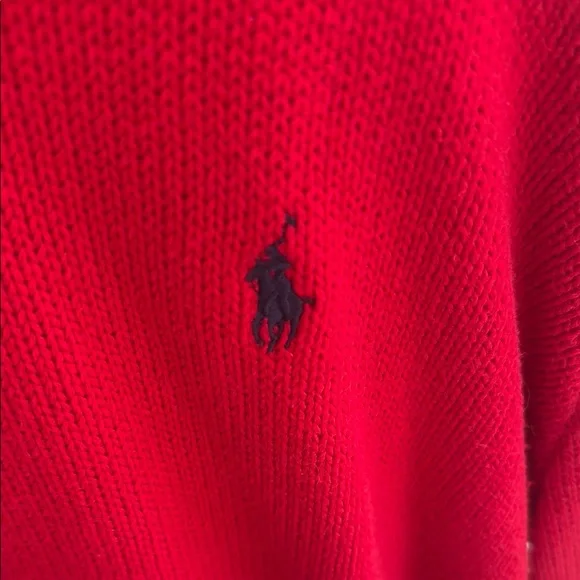 Polo by Ralph Lauren Men's large Red Sweater - Picture 4 of 4